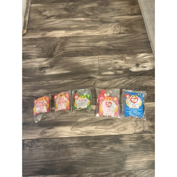 1996/1997 Vintage McDonalds Mixed Happy Meal Lot Of 5 New‎ List In Description - Picture 1 of 9